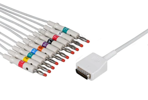 E10-NK1-B CABLE DE EKG DE 10 DERIVACIONES NIHON KOHDEN MODELO 6151, 6851, 6353,CARDIOFAX 8110