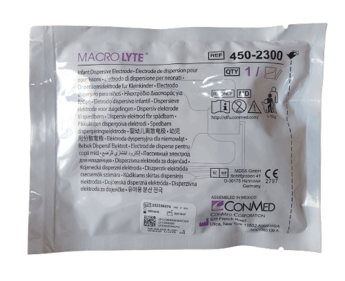 450-2300 | PLACA DE RETORNO PEDIATRICA DESECHABLE P/ELECTROCIRUGIA