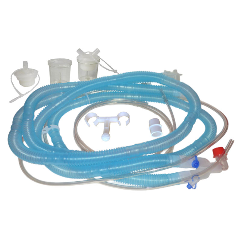 1617 | CIRCUITO DE VENTILACION ADULTO* DESECHABLE UNIVERSAL C/2 TRAMPAS DE AGUA