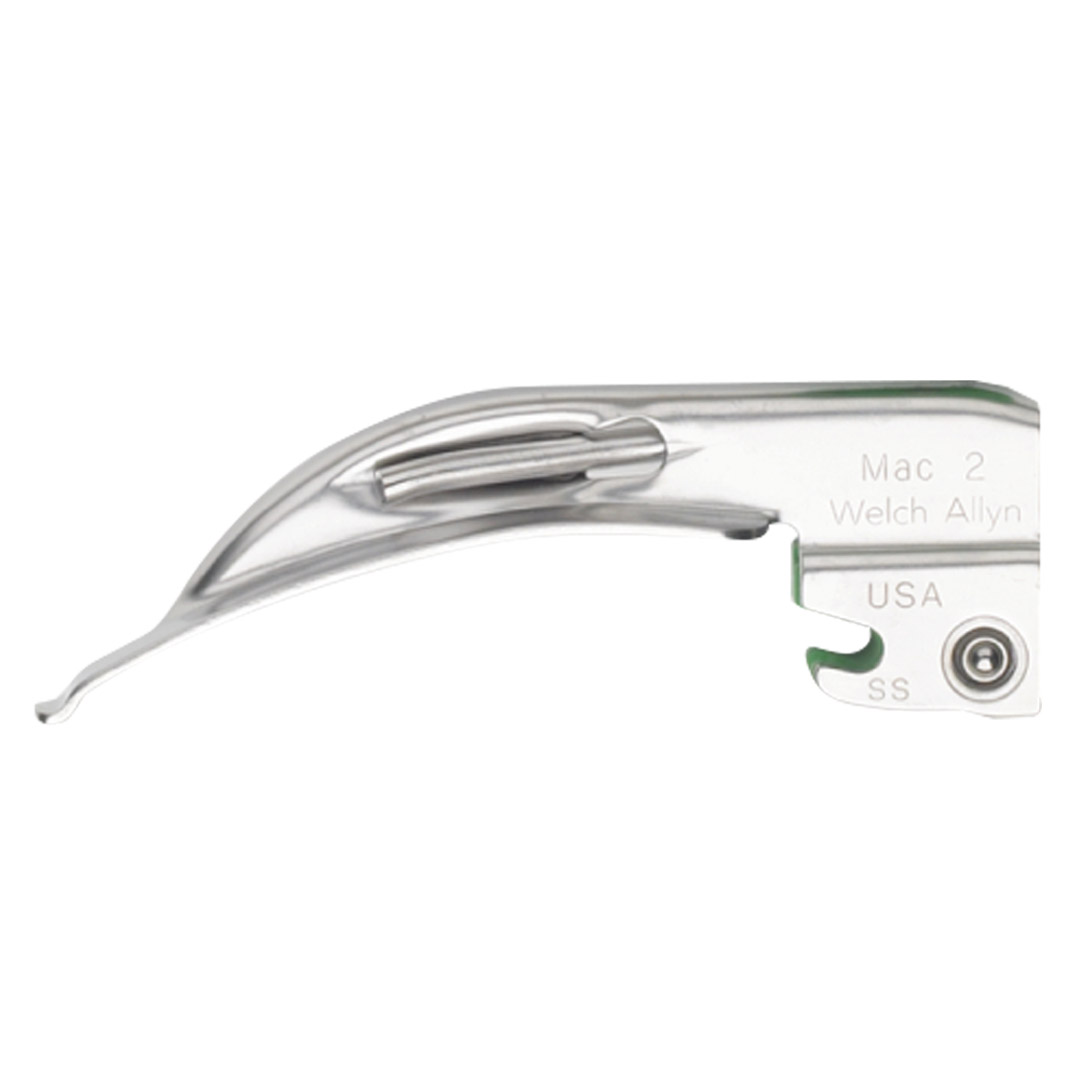 WA69062 | HOJA DE LARINGOSCOPIO MCINTOCH (CURVA) #2 FIBRA OPTICA