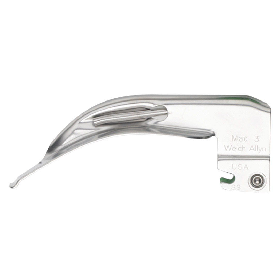 WA69063 | HOJA DE LARINGOSCOPIO MCINTOCH (CURVA) #3 FIBRA OPTICA