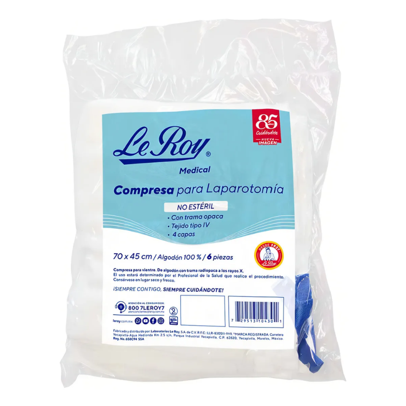 3500046 | COMPRESA PARA VIENTRE DE ALDOGON LONGITUD 70CM ANCHO 45CM