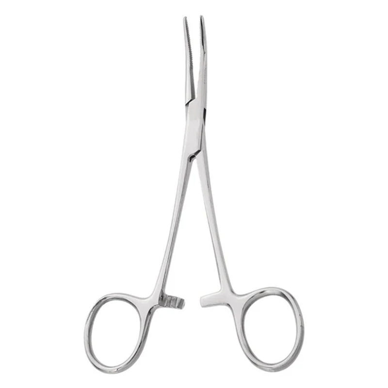 5-5-5 | PINZA KELLY PREMIUM CURVA 14 CM CON ESTRIAS TRANSVERSALES HS