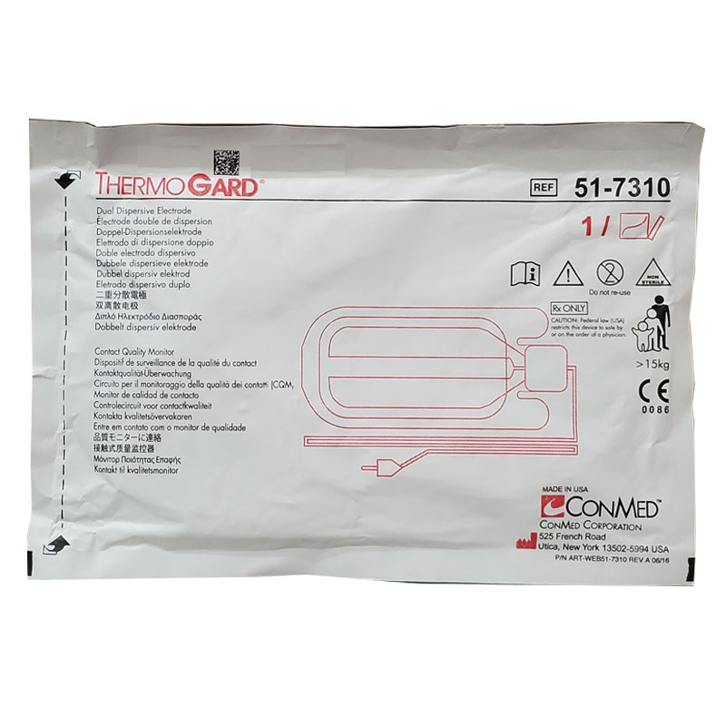 51-7310 | PLACA DE RETORNO ADULTO THERMAGARD DESECHABLE P/ELECTROCIRUGIA