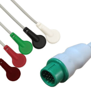 CR005-0703AS5 | CABLE DE 5 DERIVACIONES ECG BIOLIGHT ANYVIEW A2E, SNAP