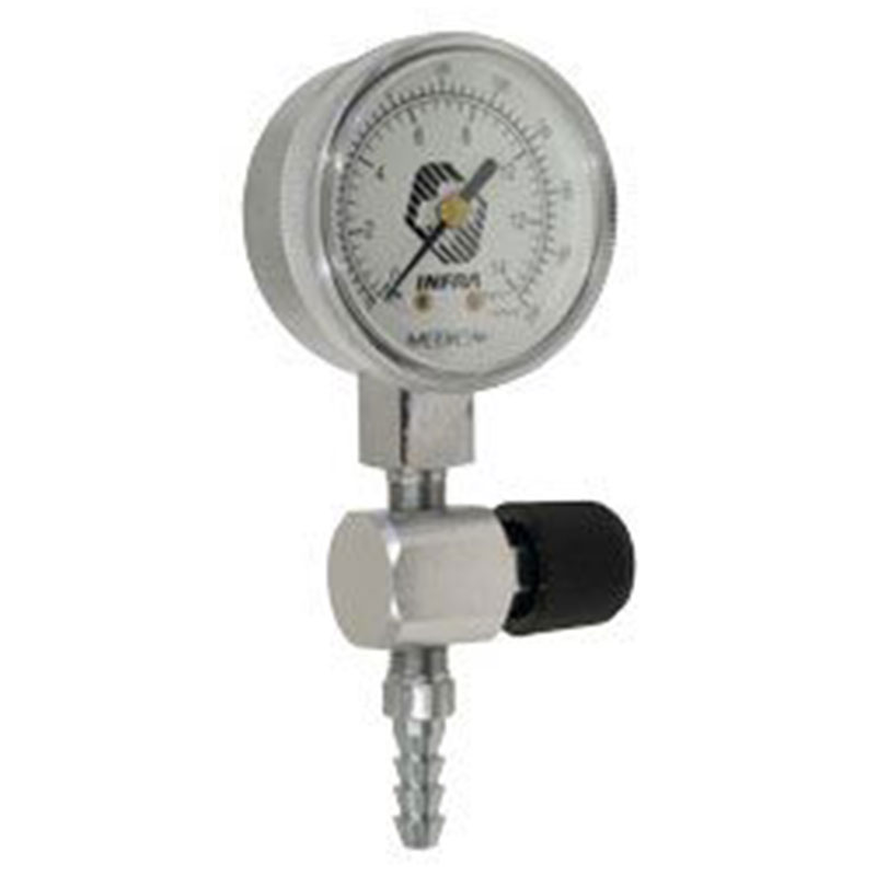 D-230 | ADITAMENTO GENERICO PARA TOMA DE OXIGENO SIN CONECTOR CON MANOMETRO