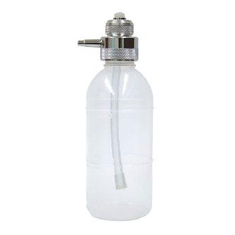 D-401 | HUMIDIFICADOR CON TAPA DE ALUMINIO ANODIZADO, FRASCO DE POLIPROPILENO Y COLUMNA CON BURBUJEADOR *4680