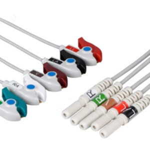 D5-90P | JUEGO DE ECG 5 DERIV CAIMAN B/V/C/R/N