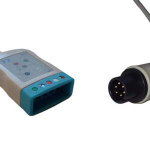 DX-2540R | CABLE DE ECG 5 DERIVACIONES UNIVERSAL 6 PINES BLINDADO