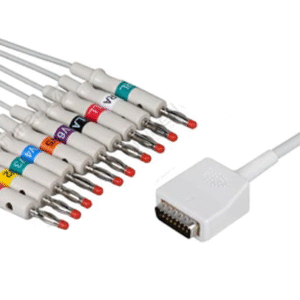 E10-NK1-B | CABLE DE EKG DE 10 DERIVACIONES NIHON KOHDEN MODELO 6151, 6851, 6353,CARDIOFAX 8110