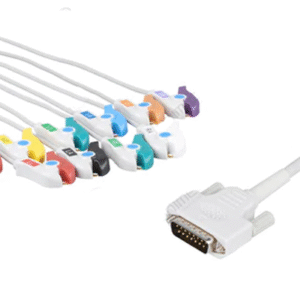 E10R-HP-P | CABLE DE EKG DE 10 DERIVACIONES M1770A, M1771A, M1772A, PAGE WRITER TERM PINZA