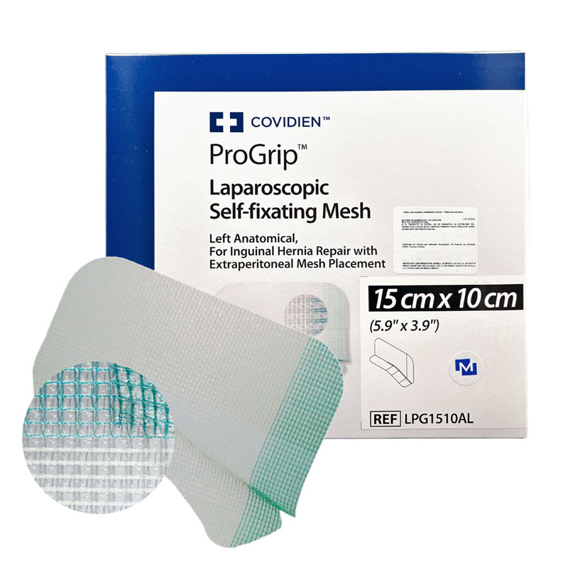 LPG1510AL | MALLA LAPAROSCOPICA AUTOFIJACION PROGRIP IZQUIERDA 15CM X 10CM