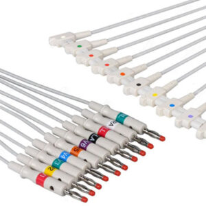 MQD10-LB | JUEGO DE 10 ELECTRODOS GENERAL ELECTRIC AM4 Y AM5 TERMINACION BANANA