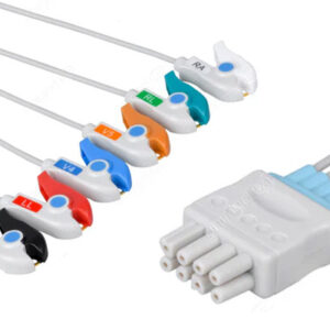 NKB6-90P | JUEGO DE 6 LEADS TIPO PINZA NIHON KOHDEN