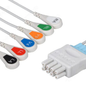 NKB6-90S | JUEGO DE 6 LEADS TIPO BROCHE NIHON KOHDEN