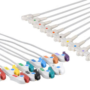 PW10-LP | JUEGO DE 10 DERIVACIONES PARA EKG TERMINACION BANANA TRIMM CAIMAN