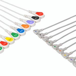 PW10-LS | JUEGO DE 10 DERIVACIONES PARA EKG PHILIPS TERMINACION BROCHE