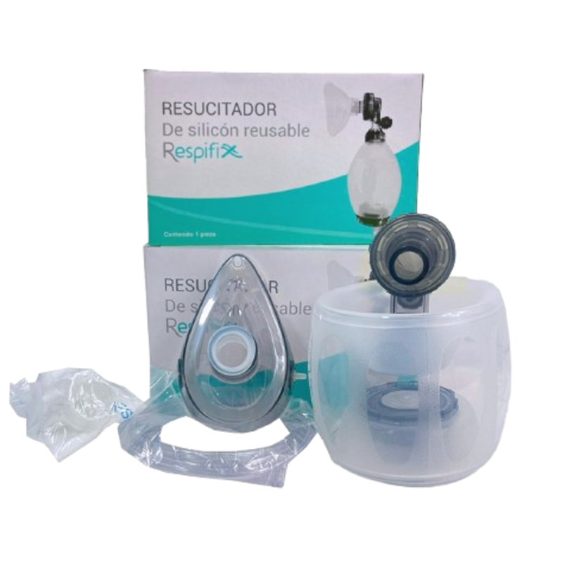 RSPCP0011 | RESUCITADOR REUSABLE DE SILICON ADULTO Respifix