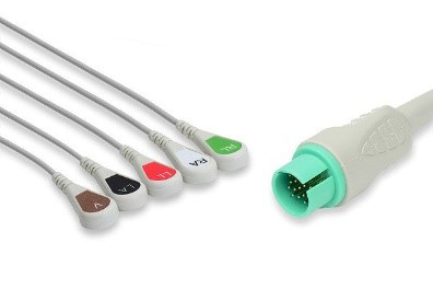SL-2596 | CABLE DE ECG 5 DERIVACIONES SPACELABS MOD 90492, 91220, 90496, 91496
