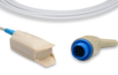 CR001-1604A | SENSOR DE SPO2 ADULTO COMEN* C50, 60, 80 CONECTOR AZUL 12 PINES *DIGITAL TECH
