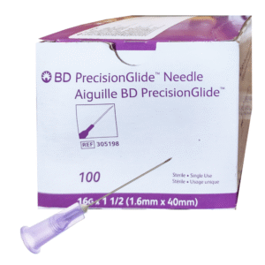 305198 | AGUJA HIPODERMICA 16G X 38MM C/100