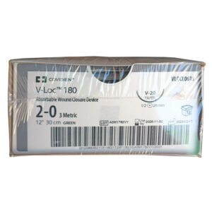 VL0CL0615 | SUTURA VLOC 180 VERDE 2-0 AHUS 1/2 26 MM 30CM