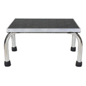 TE013 | BANQUETA DE ALTURA 1 PELDAÑO CROMADO