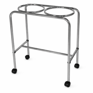 TE223 | CARRO PORTA LEBRILLO DOBLE ACERO INOXIDABLE